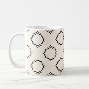 Vintage ornamental seamless pattern. Black and whi Coffee Mug