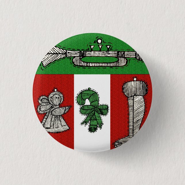 Vintage Ornaments 3 Cm Round Badge (Front)