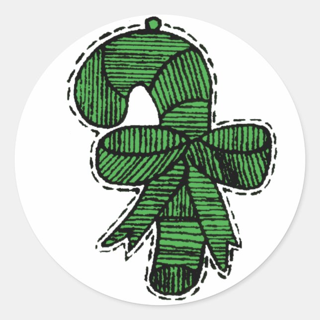 Vintage Ornaments Classic Round Sticker (Front)