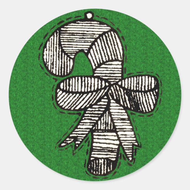 Vintage Ornaments Classic Round Sticker (Front)