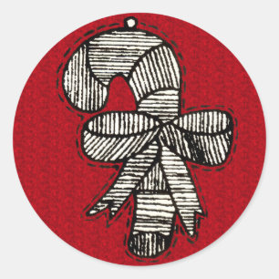 Vintage Ornaments Classic Round Sticker