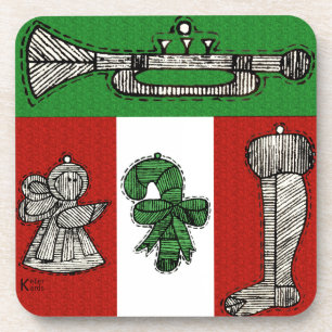 Vintage Ornaments Coaster