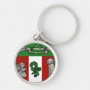 Vintage Ornaments Key Ring
