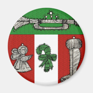 Vintage Ornaments Magnet