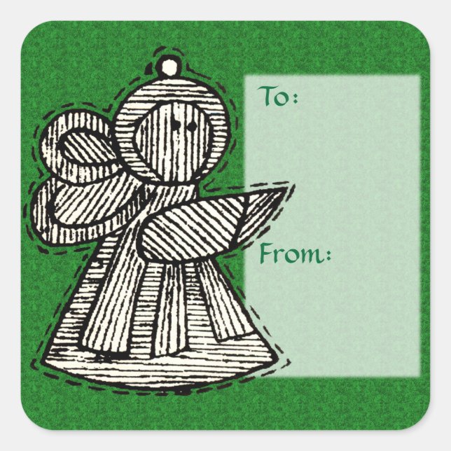 Vintage Ornaments Square Sticker (Front)