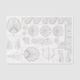 Vintage Ornaments Tissue Paper