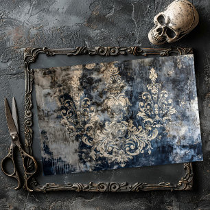 Vintage Ornate Floral Gothic Wedding  Decoupage  Tissue Paper