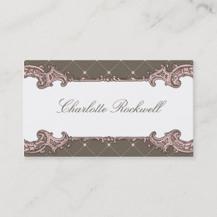 Vintage Ornate Frame Calling Card