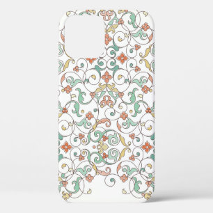 vintage ornate seamless border in Eastern style. O iPhone 12 Case