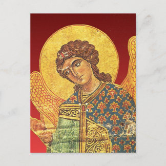 Vintage orthodox ikon, Angel Gabriel Postcard