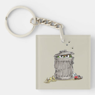 Vintage Oscar in Trash Can Key Ring
