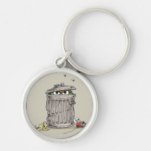 Vintage Oscar in Trash Can Key Ring