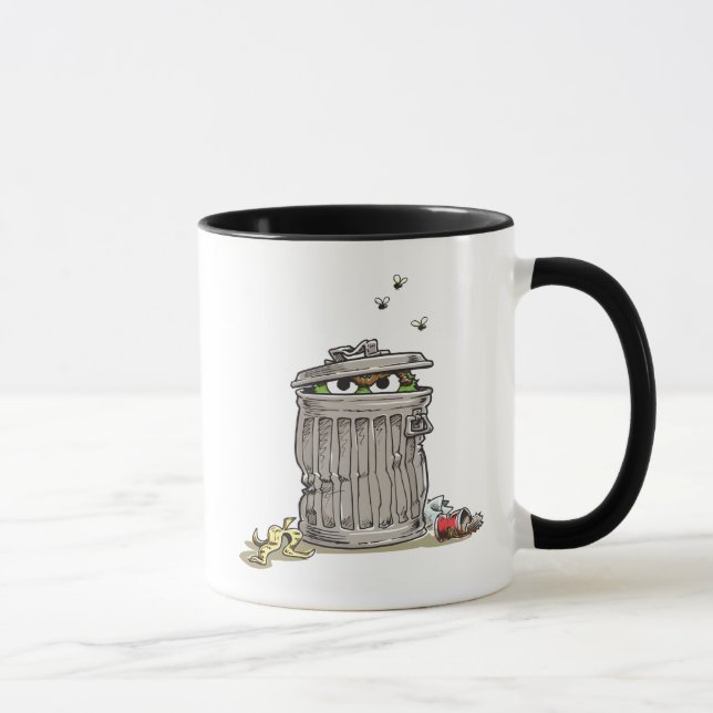 Vintage Oscar in Trash Can Mug (Right)