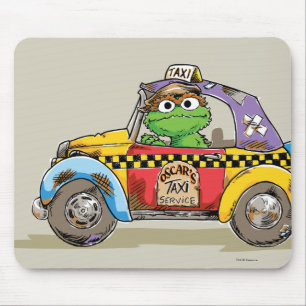 Vintage Oscar's Taxi Service Mouse Mat