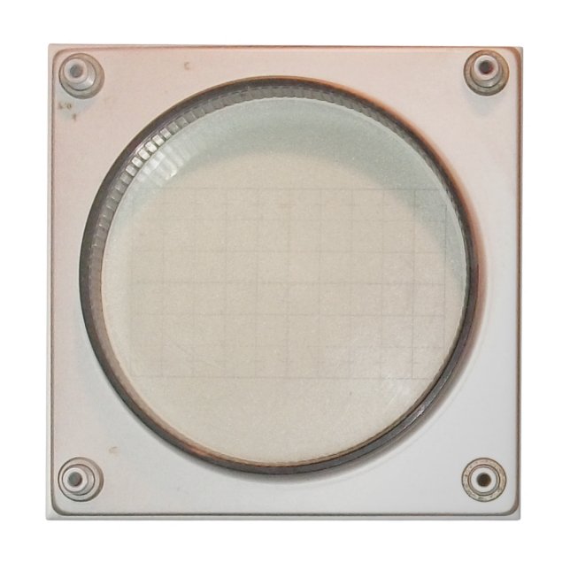 Vintage Oscilloscope Display Screen Tile (Front)