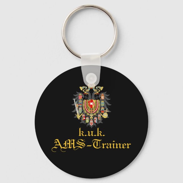 Vintage Österreich Kaiserlicher AMS-Trainer  Key Ring (Front)