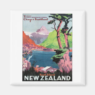 Vintage Otago New Zealand Magnet