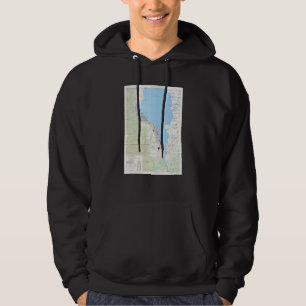 Vintage Otsu Japan Map 1945 1 Hoodie