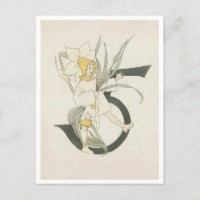 Vintage Ottilia Adelborg Floral Number - 5