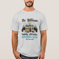Vintage Outdoor Family Camping RV Van Road Trip
