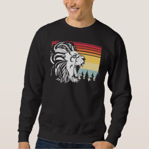 Vintage Outdoor Old Fashion Lion Schools Animals Sweatshirt