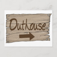 vintage outhouse right