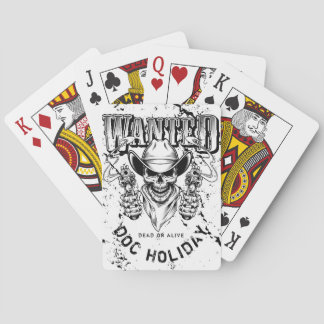 Vintage Outlaw Personalised Playing Cards