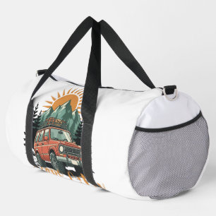 Vintage Overland 4x4 Adventure Escape The City Duffle Bag