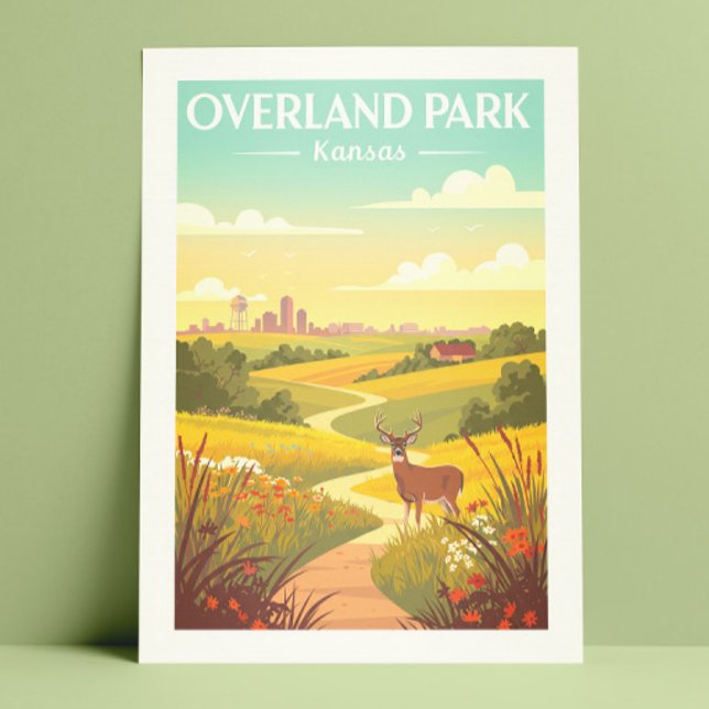 Vintage Overland Park Kansas Postcard (Creator Uploaded)