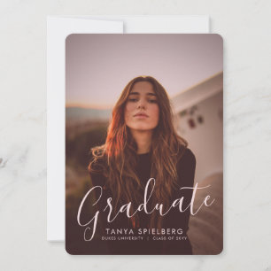 Vintage Overlay 1 Graduation Announcement