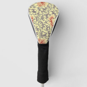 Vintage Owen Jones Chinoiserie Peony Floral Design Golf Head Cover