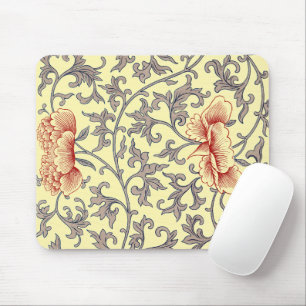 Vintage Owen Jones Chinoiserie Peony Floral Design Mouse Mat