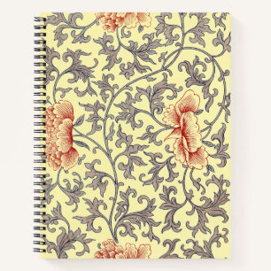 Vintage Owen Jones Chinoiserie Peony Floral Design Notebook