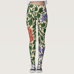 Vintage Owen Jones Chinoiserie Peony Pattern Leggings