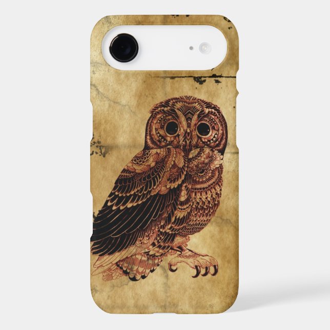 Vintage Owl Case-Mate iPhone Case (Back)