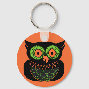 Vintage Owl Key Ring