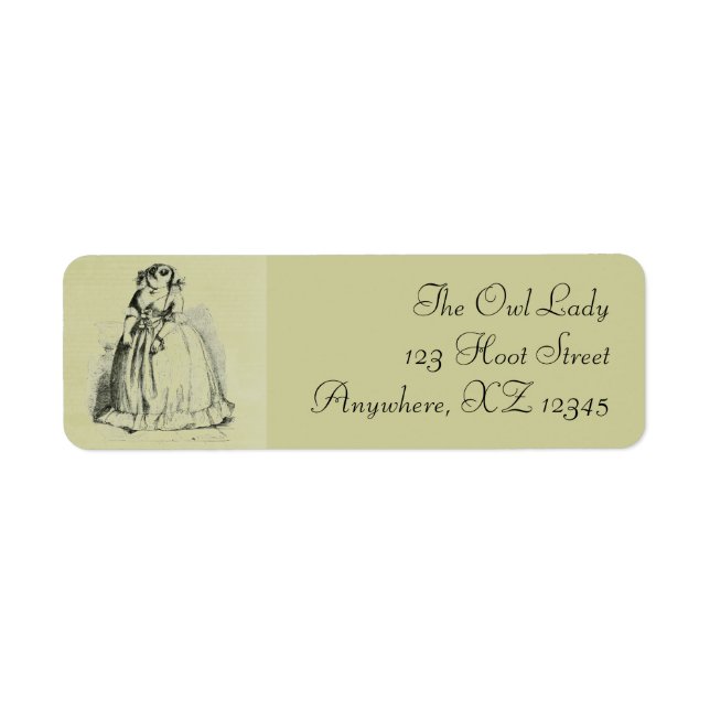 Vintage Owl Woman (Front)
