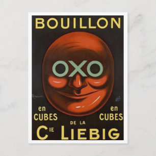 Vintage OXO Buillion Ad - Cie Liebig Postcard