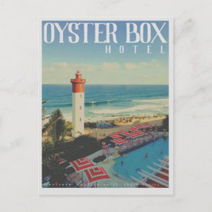 Vintage Oyster Box Lighthouse Travel Postcard