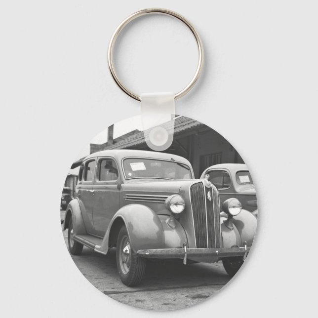 Vintage Packards Key Ring (Front)