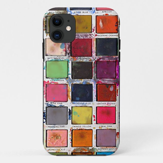 Vintage Paint Box Case-Mate iPhone Case (Back)