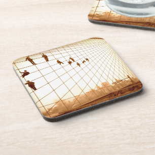 Vintage Painters Brooklyn Bridge Coaster
