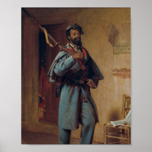 Vintage Painting A Bit of War History: The Recruit Poster