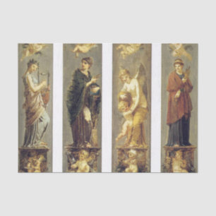 Vintage Painting of Angels Tissue Paper