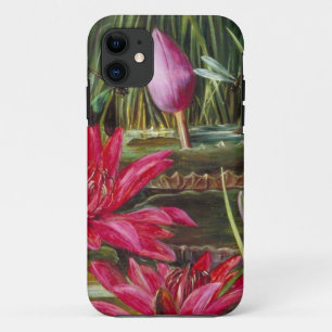 Vintage Painting Pink Blossoms Flowers iPhone 11 Case