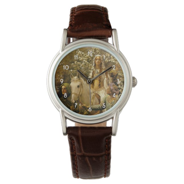 Vintage Painting Queen Guinevere's Maying Watch (Front)