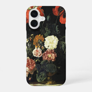 Vintage painting Still Life with Flowers iPhone 16 Case