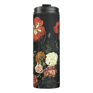 Vintage painting Still Life with Flowers  Thermal Tumbler