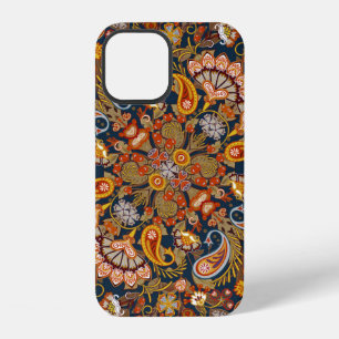 Vintage paisley bandanna print,silk neck scarf or iPhone 12 case