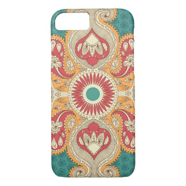 Vintage Paisley iPhone 7 Case (Back)